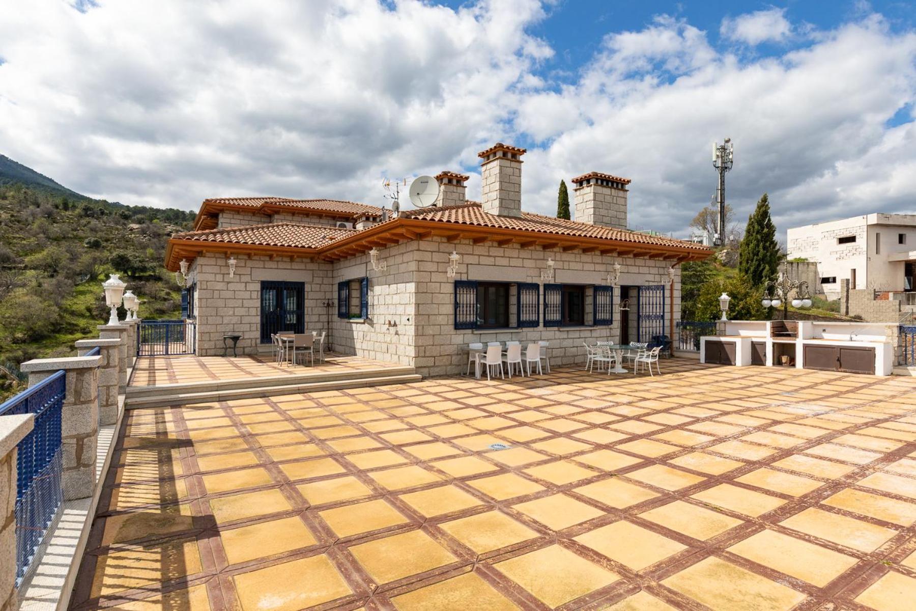 Mansion Con Jacuzzi A 40 Grados, Gran Piscina Y Padel Villa El Tiemblo Kültér fotó